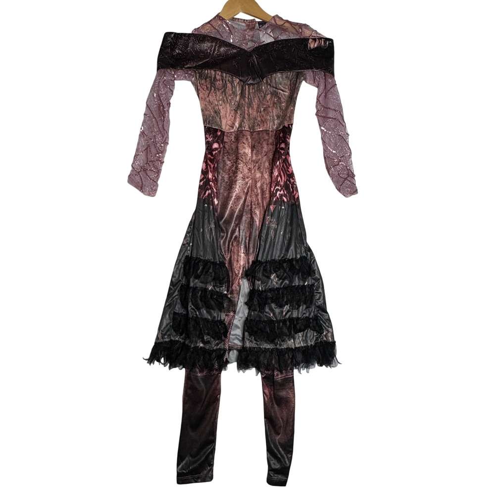 Disney Descendants 3 Audrey Costume Girls Medium Purple Pink‎ Witch Dress Outfit